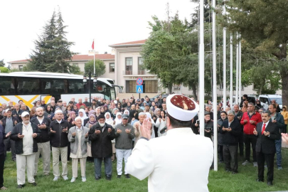 Kırklareli'nden kutsal topraklara uğurlandılar