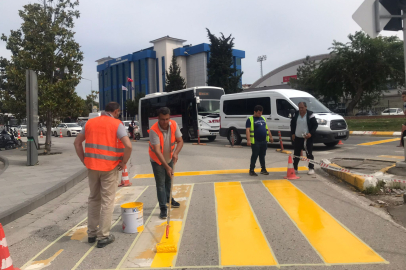 Edirne'de Yaya Geçidi Yenileme Çalışmaları Başladı