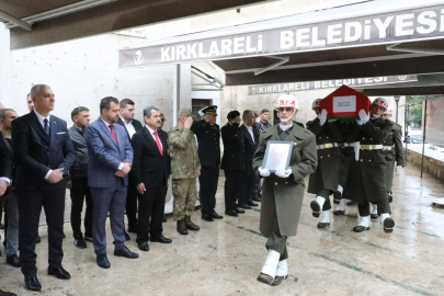 Kıbrıs Gazisi Kırklareli'nde Son Yolculuğuna Uğurlandı