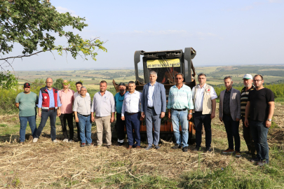 Edirne'de Meralarda Karaçalı Temizliği Başlatıldı