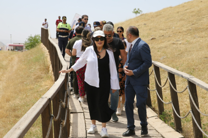 Türkan Şoray Göbeklitepe'yi Ziyaret Etti