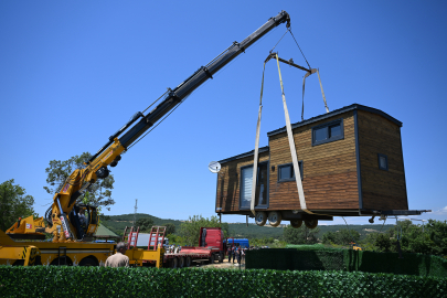 Edirne'de "Tiny House"Ları Kaldırma Çalışmaları Sürüyor