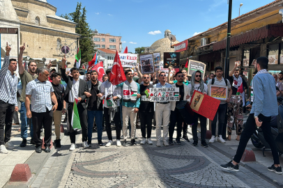 Kırklareli'nde İsrail'in Saldırıları Protesto Edildi