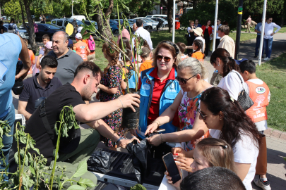 Kırklareli'nde Fidan Dağıtıldı