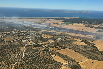 Çanakkale'de Orman Alanına Sıçrayan Yangın Kontrol Altına Alındı