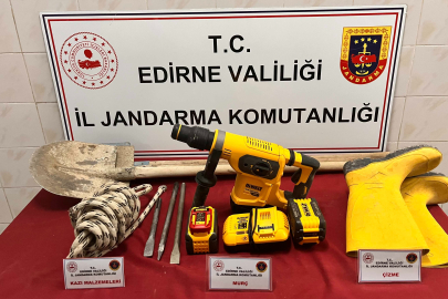 Edirne'de Kaçak Kazı Operasyonu