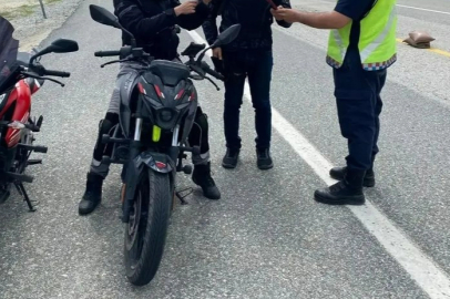 Kırklareli'nde Motosiklet Sürücüleri Denetlendi