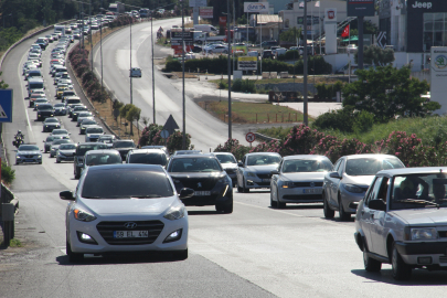 Tekirdağ'da Bayram Dönüşü Trafiği