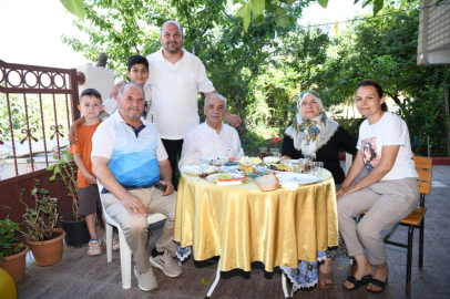 Başkan Özcan, Şehit Ailesi ile Kahvaltıda Buluştu