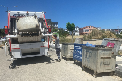 Marmaraereğlisi’nde Çöpler Anlık Toplanıyor