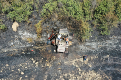 Edirne'de Biçerdöverin Tutuşması Sonucu 100 Dekarlık Buğday Ekili Alan Yandı