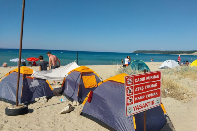 Keşan Belediyesi: Kumsalda Çadır Kurmak Yasak