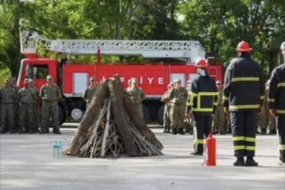 Kırklareli'nde Yangın Tatbikatı Yapıldı