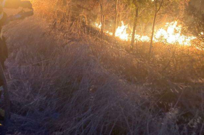 Lüleburgaz'da Çöplükte Çıkan Yangın Söndürüldü