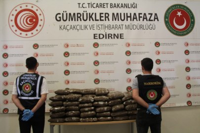 Kapıkule'de 244 Kilogram Uyuşturucu Ele Geçirildi