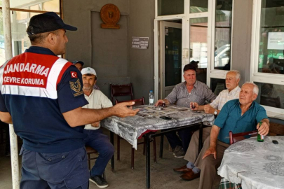 Jandarmadan Orman Yangınlarına Karşı Bilgilendirme