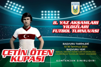 Yaz Akşamları Yıldızları Futbol Turnuvası Başlıyor