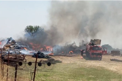 Edirne'de 500 Dönüm Arazi Yangınla Kül Oldu