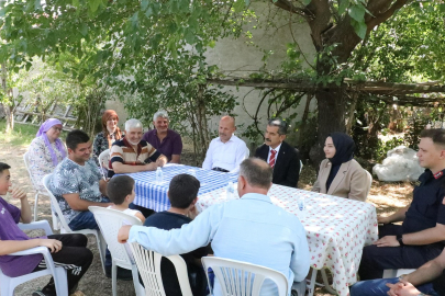 Ekici'den Gazi Kenan Engin'e Taziye Ziyareti