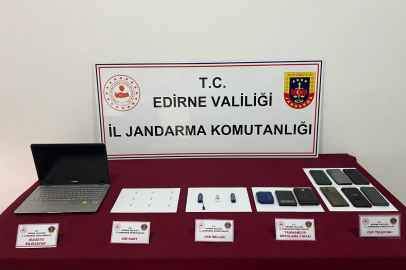 Edirne’de Dijital Dolandırıcılıkla Mücadele Operasyonu