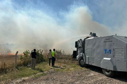 Kırklareli'nde Çıkan Anız Yangını Söndürüldü