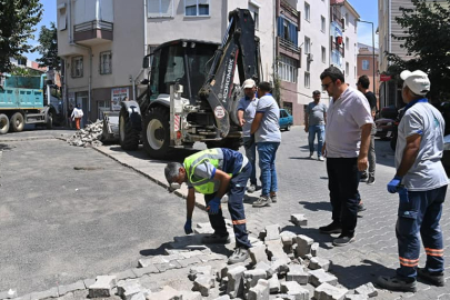 Süleymanpaşa'da Yol Onarım Çalışması