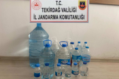 Tekirdağ’da 55 Litre El Yapımı İçki Ele Geçirildi