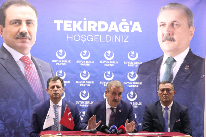 BBP Genel Başkanı Destici Tekirdağ'da Konuştu: