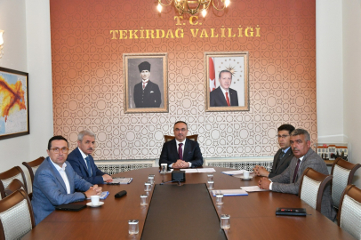 Tekirdağ'da Eğitim Yatırımları Toplantısı Yapıldı