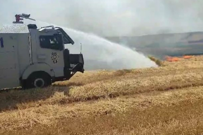 Tekirdağ'da Anız ve Orman Yangınlarına Çevik Kuvvet Desteği