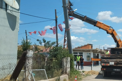 Naipyusuf’ta Beton Elektrik Direklerinde Sona Gelindi