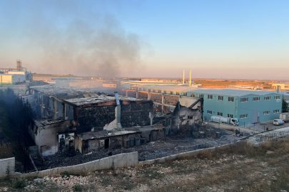 Tekirdağ’daki Fabrika Yangını Söndürüldü