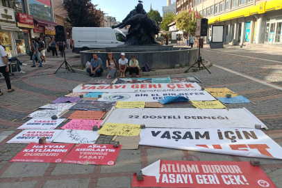 Edirne’de Oturma Eylemi Dördüncü Gününde