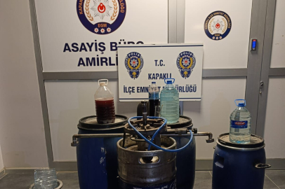 Tekirdağ'da Sahte İçki Üreten Kişi Yakalandı