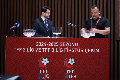 TFF 2. Lig ve TFF 3. Lig'de Yeni Sezonunun Fikstür Çekimi Yapıldı