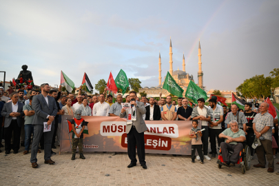 Edirne'de Heniyye Suikastı Protesto Edildi