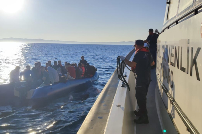 Çanakkale Açıklarında 43 Düzensiz Göçmen Yakalandı