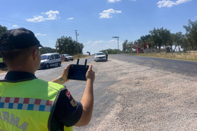 Edirne İl Jandarma Komutanlığı Trafik Denetimlerine Devam Ediyor