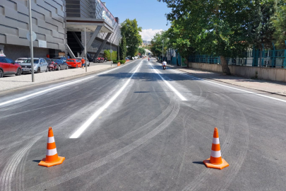 Edirne'de Yol Çizgi Çalışması Başladı