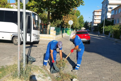 Lüleburgaz’da Yağmur Suyu Oluklarında Temizlik