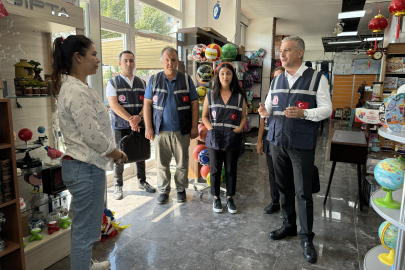 Tekirdağ'da Kırtasiye ve Zincir Marketlerde Denetim