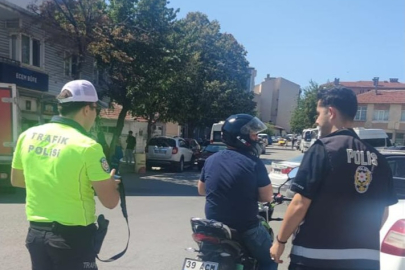 Vize’de Motosiklet Denetimi Yapıldı