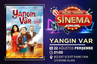 Muratlı’da Açık Hava Sinema Etkinliği Devam Ediyor