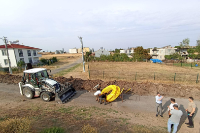 Havsa'da Doğalgaz Çalışmaları Tekrar Başladı