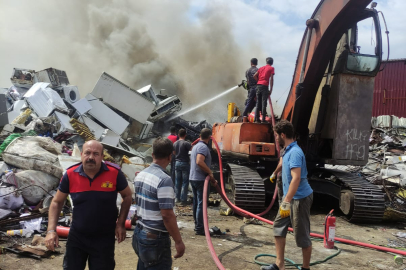 Edirne’de Hurdacıda Çıkan Yangın Söndürüldü