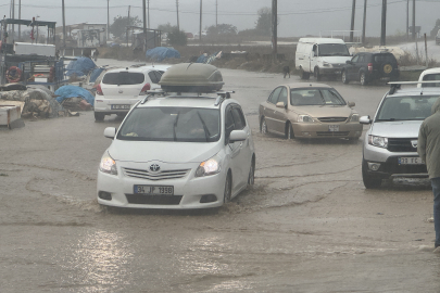 Kırklareli'nde Sağanak Etkili Oluyor