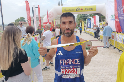 Edirne Maratonu'nda Milli Sporcu Söylemez Birinci Oldu