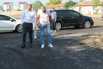 Kırklareli’mde Kırpıntı Asfalt Serimi Çalışmaları