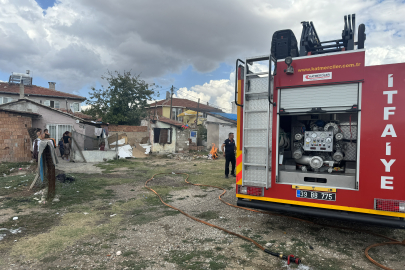 Kırklareli'nde Evde Çıkan Yangın Söndürüldü