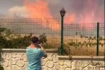 Tekirdağ'da Otluk Alanda Çıkan Yangın Paniğe Neden Oldu